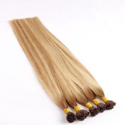 China None 0.5 0.8 0.9 1 Gram Virgin Remy Human Hair Double Drawn Shedding Indian Pre Bonded Hair Extensions for sale