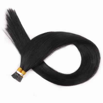 China Hot Sale Silky Straight Wave I Tip Hair Keratin Wholesale Pre Boned Full Cuticle Remy Italian Hair I Tip Hair Extension for sale