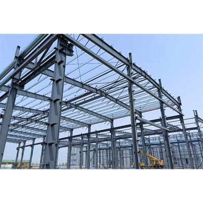 China Industrial Bulk Price Customized Prefab Steel Structure Fabrication Workshop Beam Building for sale