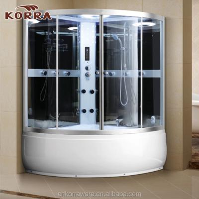 China Modern Rectangle Designs 6mm Glass Steam Bath Steam Shower Embedded Shower Bathroom for sale