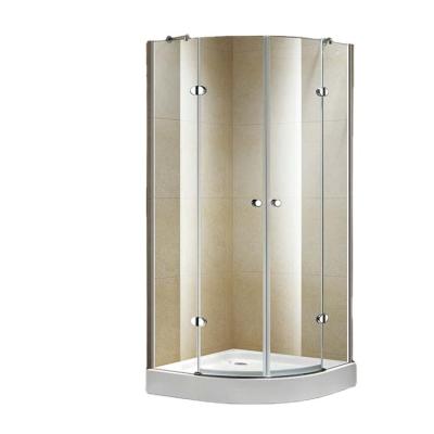 China UPC Modern Standard Shower Enclosure Shower Room Furniture , Frameless Quadrant Shower Enclosure With 2 Hinged Doors for sale