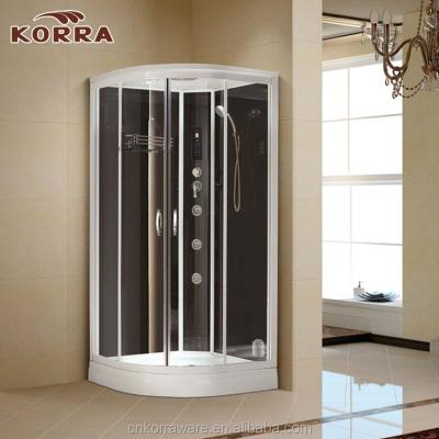 China Hot selling one person steam bath enclsoure+shower tray+hand shower kits home sauna steam bath for sale for sale