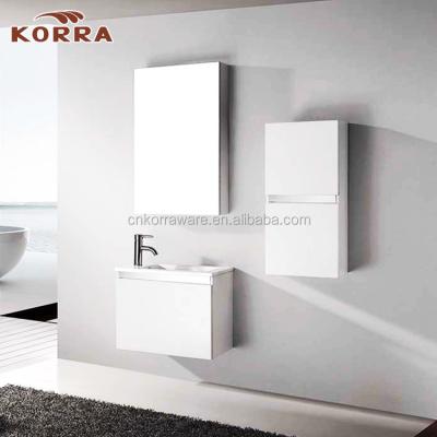 China Modern Bathroom Furniture Cabinet 15mm Modern MDF 6 Drawers Style Bathroom Vanity Hotel Side Cabinet With Ceramic Basin for sale