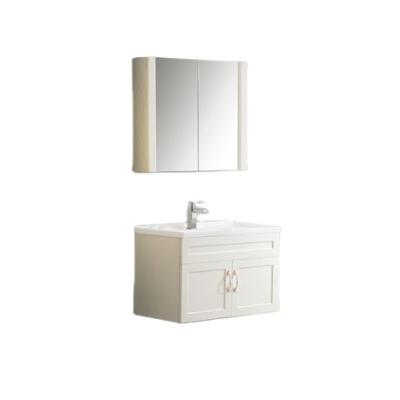 China Modern Bathroom Furniture Polywood With Mirror And Basin Color Style Picks Custom Bathroom Vanity Cabinet for sale