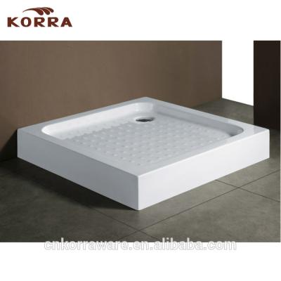 China Modern Acrylic Custom Shower Tray, Portable Shower Base, White Color Bathroom Shower Tray for sale