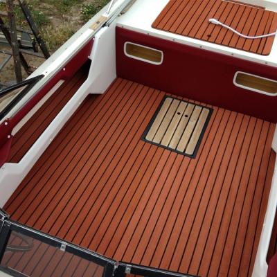 China No-jump; 100% UV Resistant Multifunctional Synthetic Teak Boat Sheet EVA Decking Mat for sale