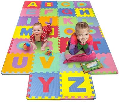 China 26 Pcs paly educational alphabet toy puzzle mat kids interlocking mat with EN71 certificate for sale