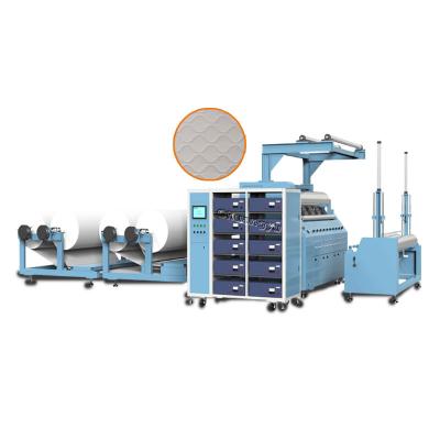 China High Speed ​​Automatic Trimming Roll To Roll Industrial Automatic Quilting And Ultrasonic Sewing Machine For Home Textile for sale