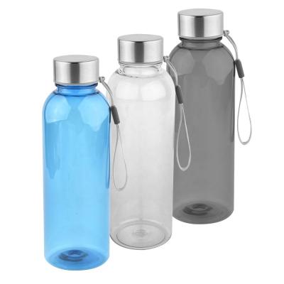 China Tritan BPA Plastic Water Bottle Sports Bicycle Sports Viable Running Hot Selling Wholesale Free Summer With Carrying Strap 500ml 500ML for sale