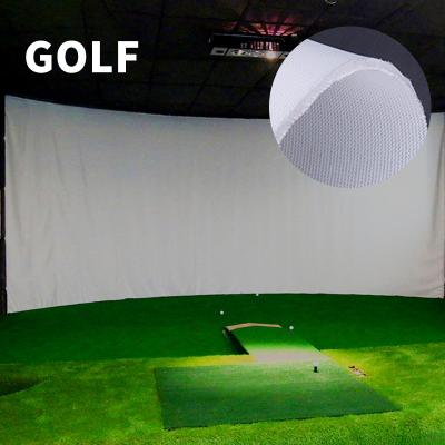 China Wholesale Custom Size Mesh Fabric Factory Size Polyester Projector Screen Golf Cloth Durable 100% Sports Cloth for sale