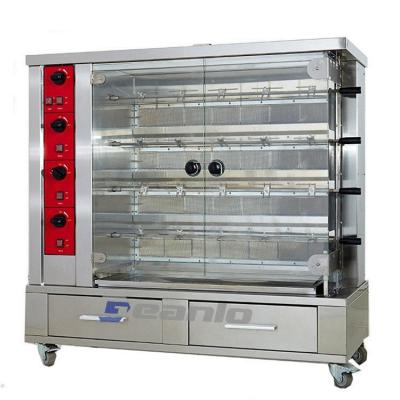 China Stainless Steel Kitchen Baking Machine Commercial Roasting Electric Chicken Roaster Rotisseries Machine Te koop