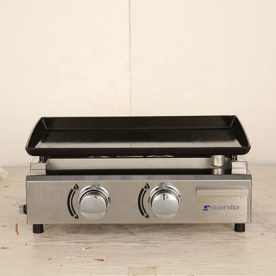 China Geanlo Hotel Kitchen Baking Machine Mini Griddle Table Top Electric Flat Plate Griddle en venta