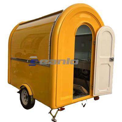 China GEANLO USA BBQ Concession Trailer Taco Truck Pizza Hot Dog Coffee Cart Food Catering Food Trailer Fully Equipped Ice Cream Truck for sale