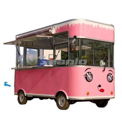 Chine GEANLO China Custom Mobile Kitchen Food Van Taco Hot Dog BBQ Concession Food Truck Fast Food Cart Fully Equipped à vendre