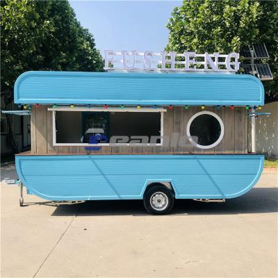 China GEANLO  Salon Food Cart Truck Ice Cream Hot Dog Stand Airstream Food Truck Stage Concession Porch à venda