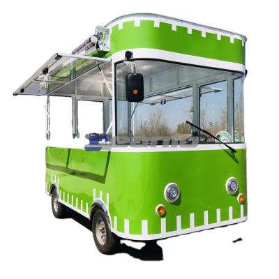 China GEANLO Hotdog Food Cart Truck Kitchen Restaurant Fast Snack Kiosk Fast Food Truck for sale