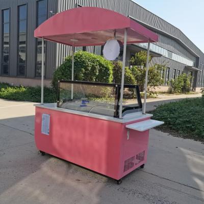 China Customizable equipment Trailer Used Fast Crepe Food Trucks Mobile fast food carts For sale for sale