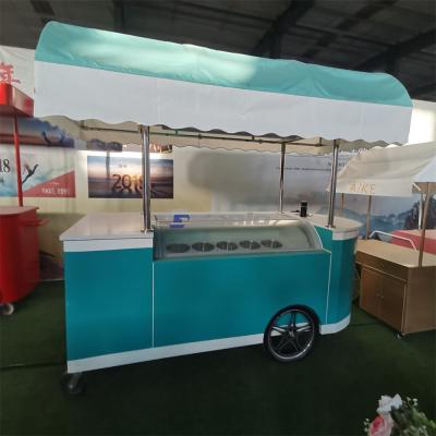 China Street Snack Mobile Food Cart Truck outdoor Fast Food mobile  cart trailer for sale