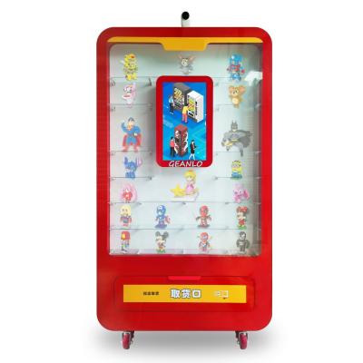 China Geanlo Intelligent High-Quality Commercial Showcase Refrigerator Touch Screen Self Service Toys Vending Machine Te koop