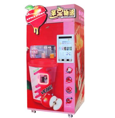 Китай Geanlo 2021 Custom Automatic Smart Squeezed Fruit Lemon Cup Lid Forming Machines Presser Orange Juice Vending Machine продается