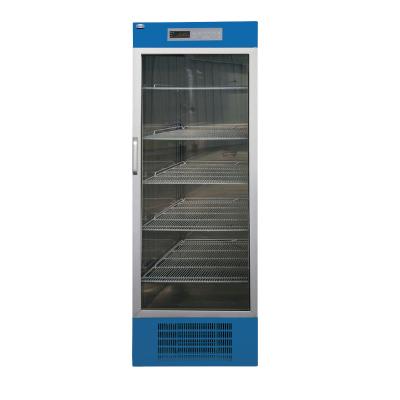 China Chine products 360L singel door 2-8 degree medical glass vaccine storage medical refrigerator 360L for sale