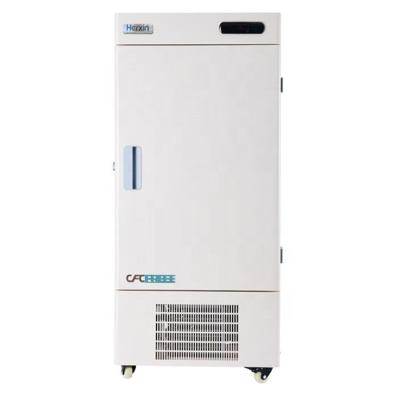 China Stainless Steel CE 304 Minus -86C Degree Temperature Medical Cryogenic Upright Ultralow Freezer 200L for sale