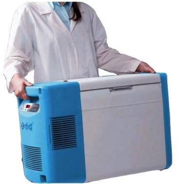 China Medical Lab Vaccine Transport And Stoarge Medical Grade -80 Degree Mini Portable Ultra Small Cooler Box For Vaccine Storage for sale