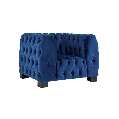 China Other Europe modern design hot sale luxury sofa chair loveseat furniture sofa set velvet royal and fancy living room chairs for sale