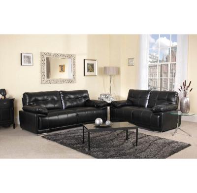 China Other Black Leather Upholstery Mexico Furniture Chesterfield Sofa for sale