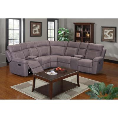 China Hot Selling Gray Fabric Corner Sofa Luxury Lazy Boy Recliners Other Sectional Sofa for sale