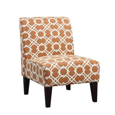 China Restaurant Soft Color French Fabric Dining Chair Accent Cheap Sofa Chair for sale