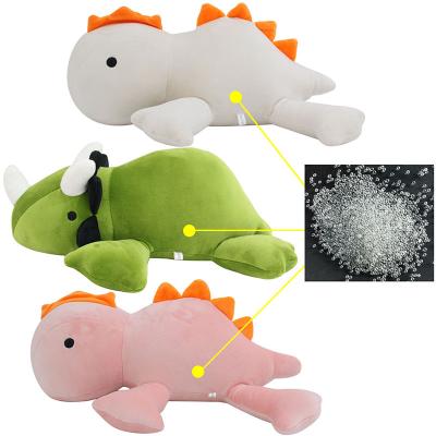 China Factory Wholesale Plush Amazon Border Dinosaur Weighted Plush Toys Triceratops Axolotl Doll Cotton Cartoon Dinosaur Doll for sale