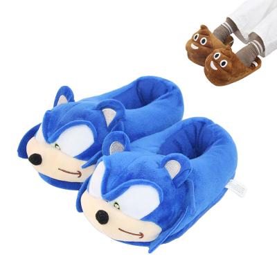 China Warm Cartoon Plush Mouse Supersonic Shoes Mouse Cartoon Plush House Cotton Slippers Winter Floor Cotton Slippers for sale