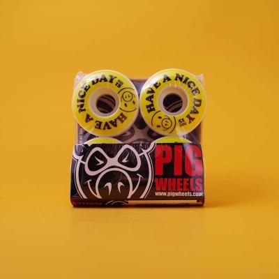 China Kick Scooters Pig Shakeboard Wheels 51mm Professional Skateboard 53mm101a Wheels Big For Street Park Ramps Pools for sale