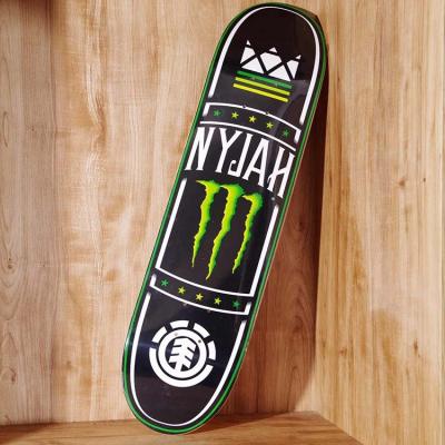 China Adult nyjah skateboard decks 7layers professional canadian maple wood decks canadian maple skateboard decks for sale