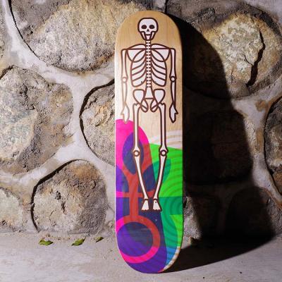 China Professional Skateboard Habitat Skateboard Deck 100% Maple Skateboard Adult Canadian Hard Board Deck Wholesale for sale