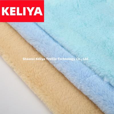 China Waterproof Artificial KELIYA Faux Faux Rabbit Fur Fabric for sale