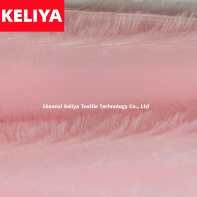 China KELIYA Waterproof Pink 20mm PV Solid Plush for sale