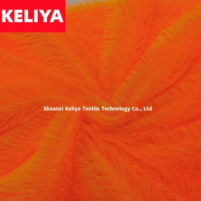 China KELIYA PV 20mm Knitted Plush Waterproof Fabric For Making Soft Toys for sale