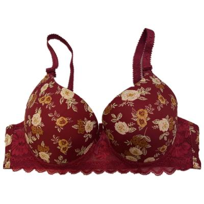 China QUICK DRY High quality sexy bra Trending Women's Molded Cup and Underwear  Push Up Bra  Bra and Bikini Printed Padded Bra  Underwear for sale