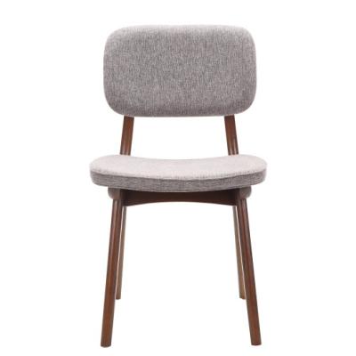 China W&R Hot Selling Cooling Wood Leather Dining Chair Wholesale Modern Indoor Nordic Furniture New Design for sale