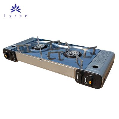 China Multifunctional High Quality Panel Camping Car Stainless Steel Butane Portable Gas Stove Cooktops for sale