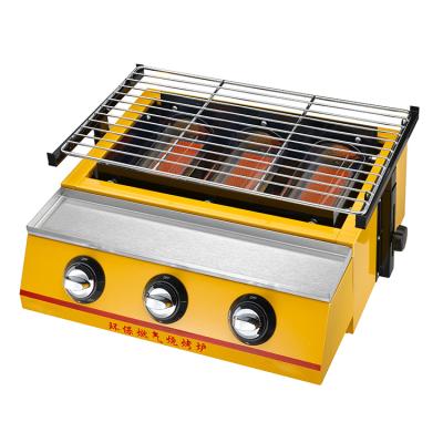 China Easily Assembled 2021 Trending Indoor Outdoor Portable Electronic Ignition Barbecue Gas Grills for sale