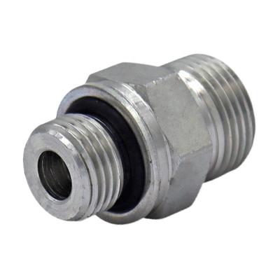 China Pipe Lines Connect Eaton Type 1CG Stainless Carbon Steel DIN2353 Bite Type Ferrule Connector Pipe Coupling Compression Fitting with O-ring seal for sale