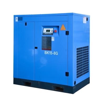 China Latest Technology 15kw Lubricated Air Compressor Gasoline Air Screw Screw Compressor for sale