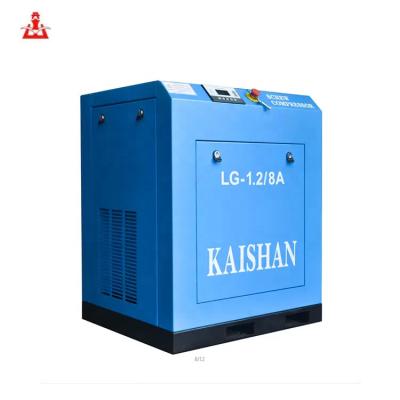 China OIL-LESS Factory Direct Sales 7.5kw 10hp Machine Screw Air Compressor for sale