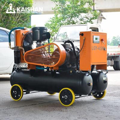 China 2021 New Products Lubricated AC Electric Mobile 22KW Air Compressor For Mining Equipment for sale