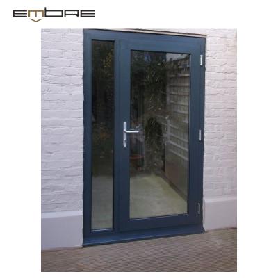 China sliding thermal decorative glass frame storm break aluminum doors for external prices for sale