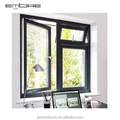 China Aluminum Swing Window Parts Names Casement French Window And Aluminum Awning Window for sale