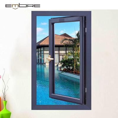 China Swing Production Of Insulated Aluminum Double Glazed Waterproof Casement Windows for sale